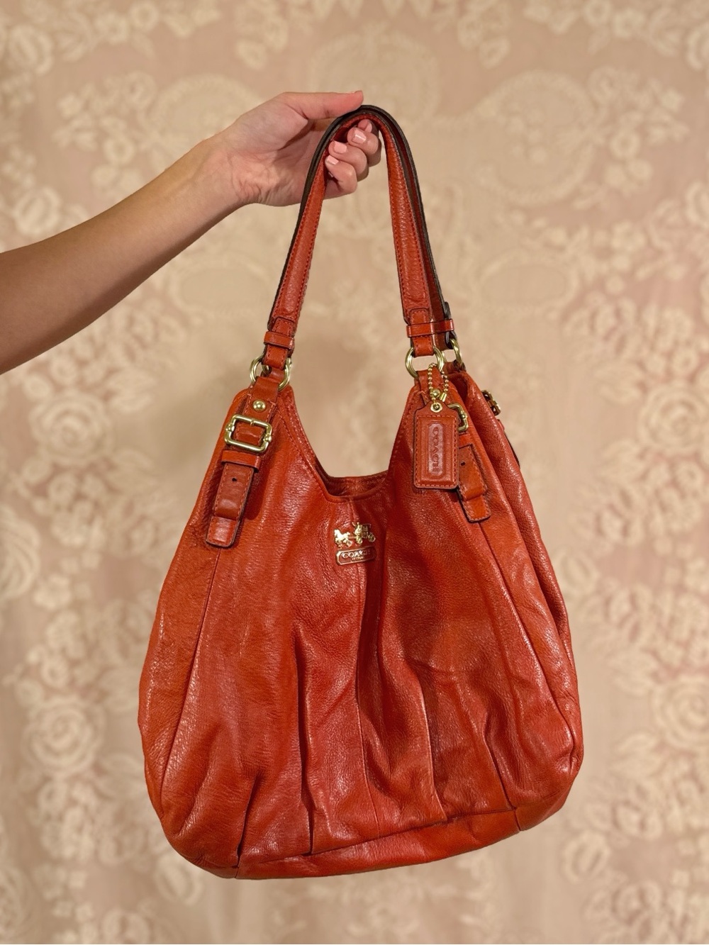 Y2K Vintage Coach Madison Maggie in Burnt Orange